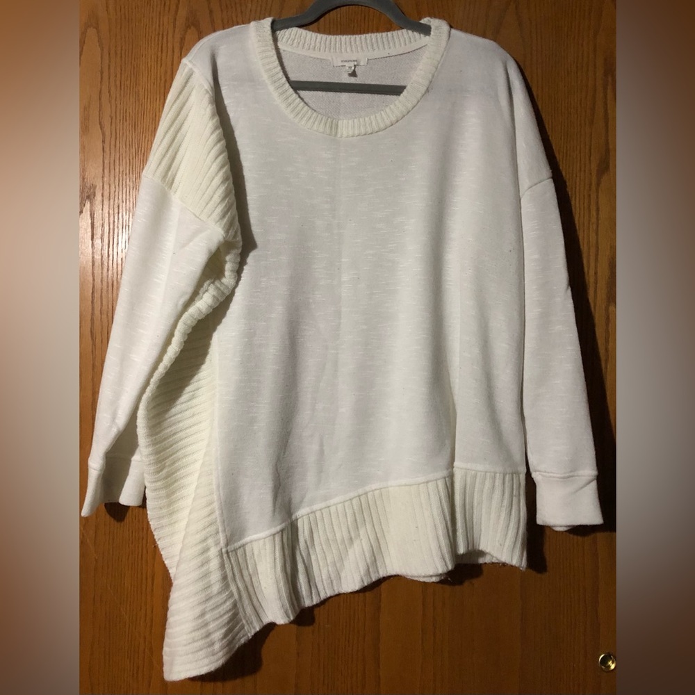 Maurices Asymmetrical Ribbed Sweater